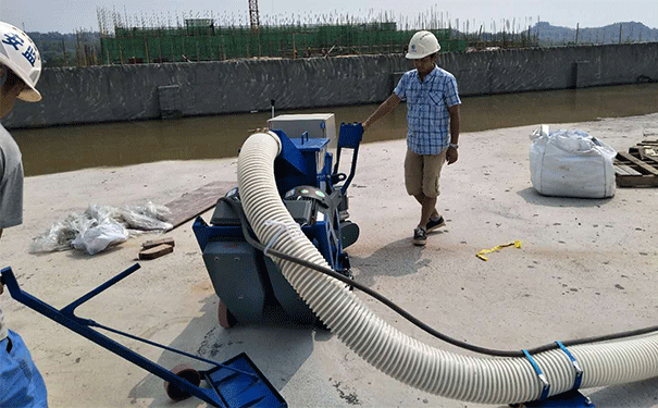 路面拋丸機漏砂怎么解決